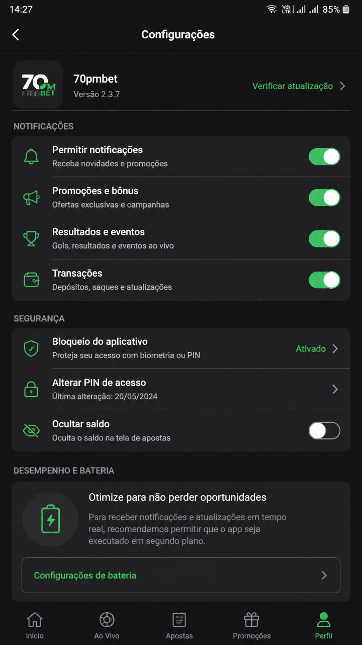 70pmbet screenshot