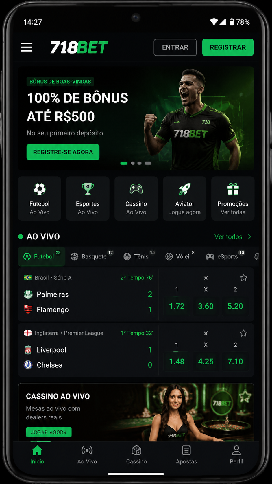 718bet screenshot