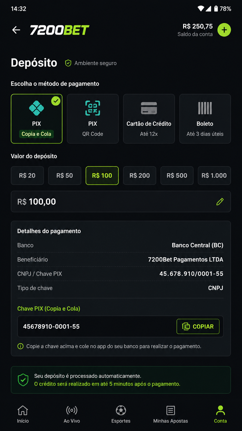 7200bet screenshot