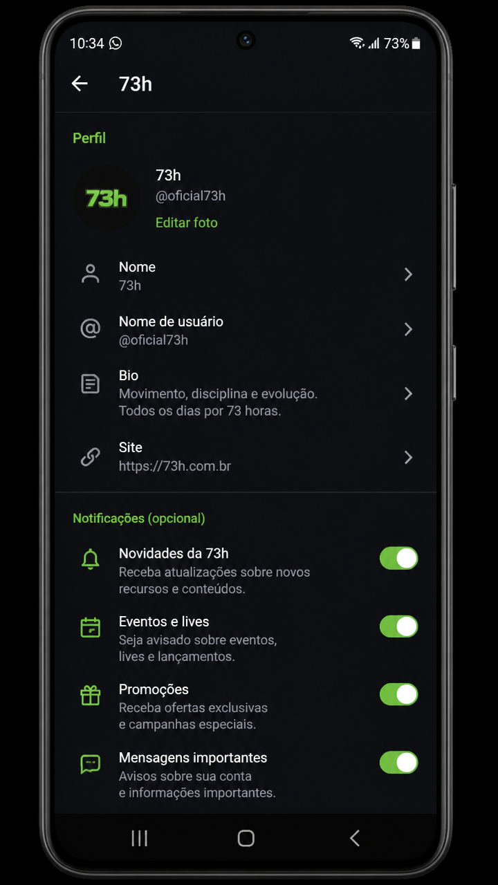 73h screenshot