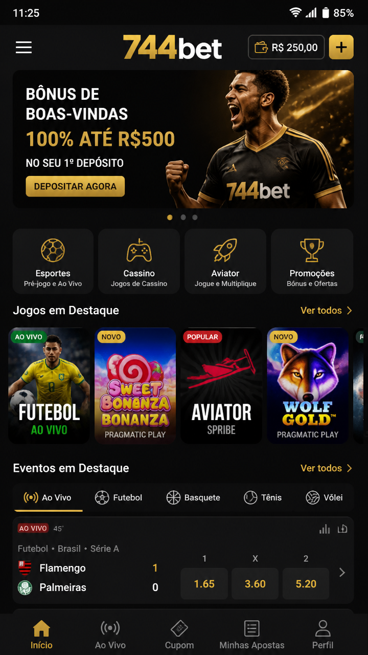 744bet screenshot
