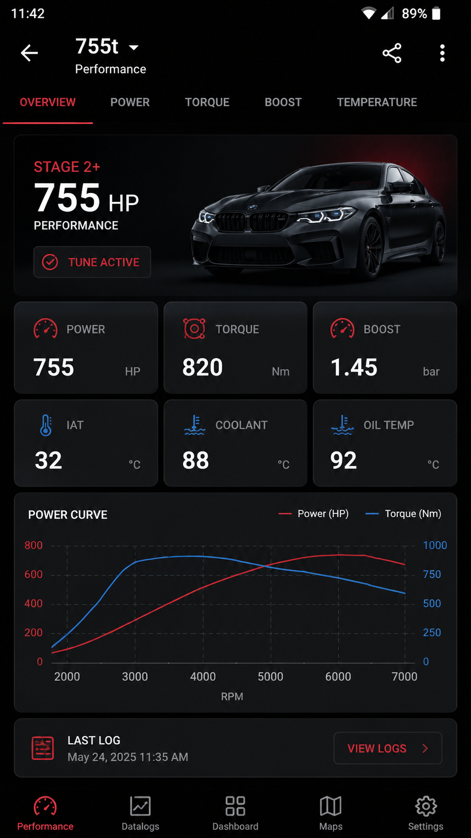 755t screenshot