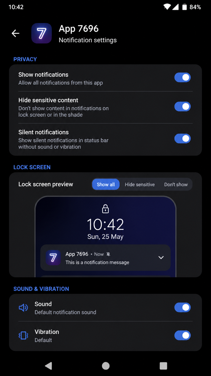 7696 screenshot