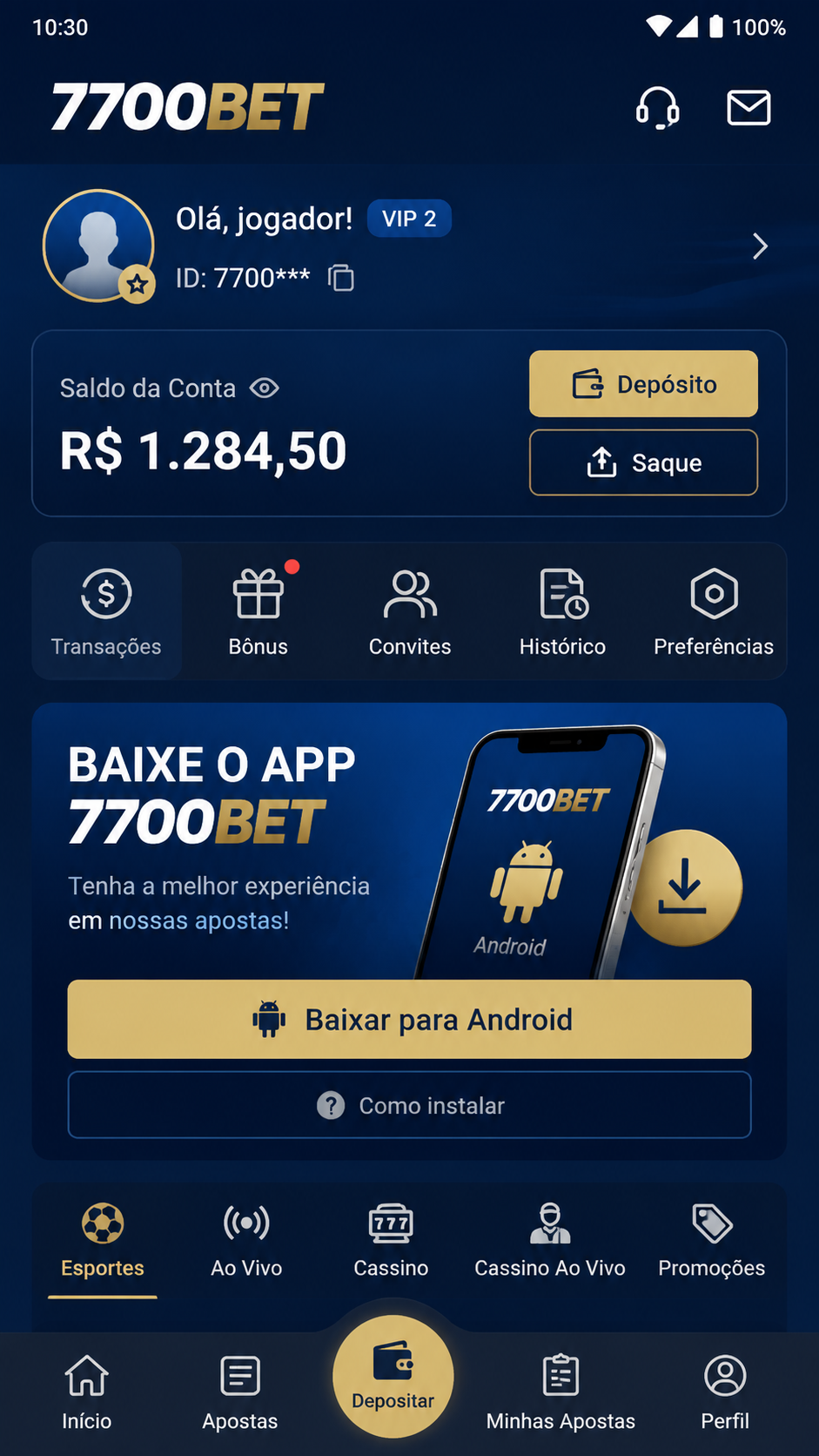 7700bet screenshot