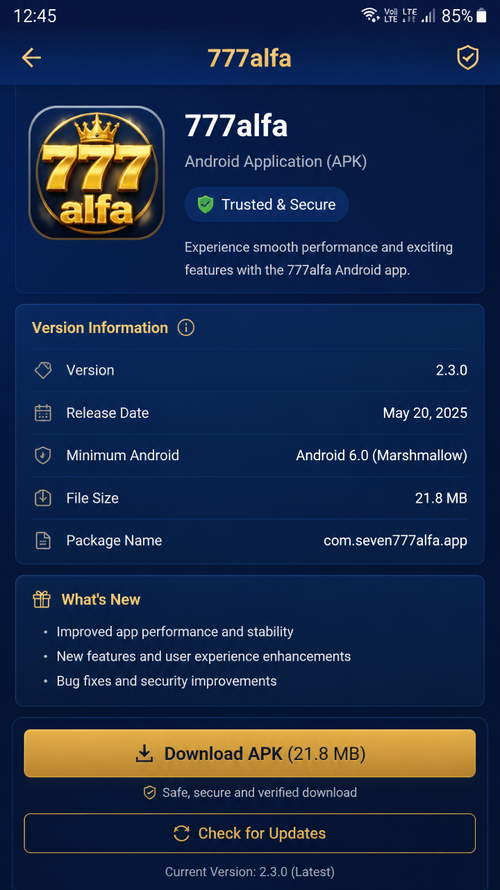 777alfa screenshot