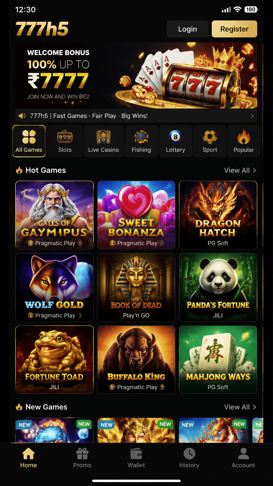 777h5 screenshot