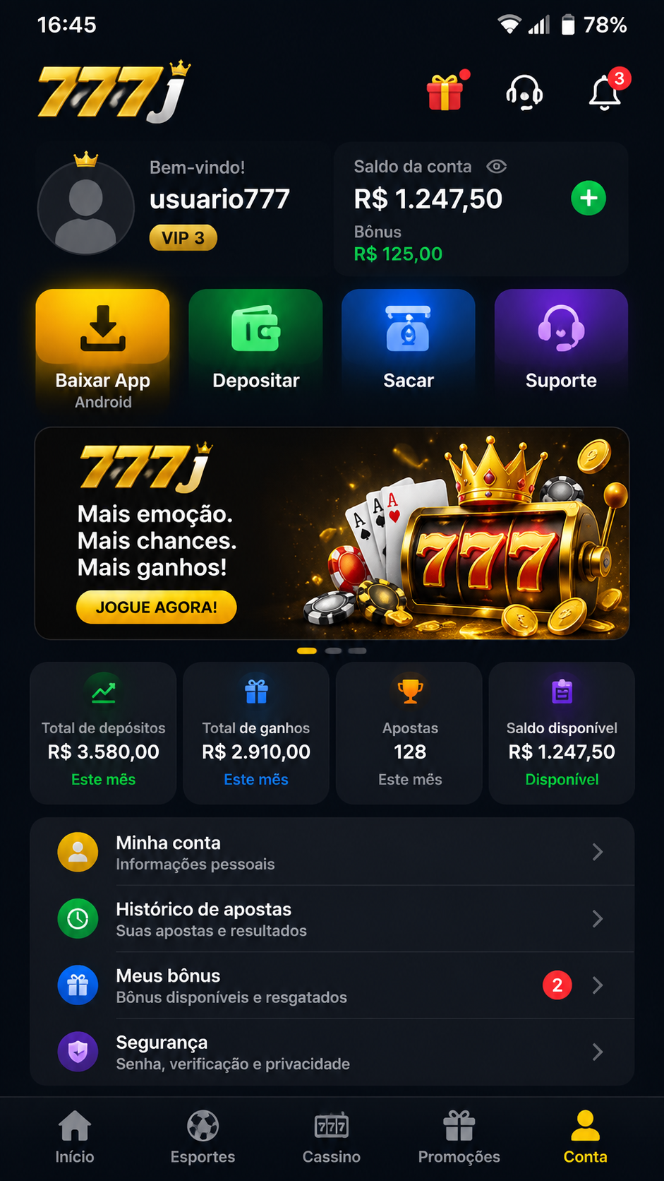 777j screenshot
