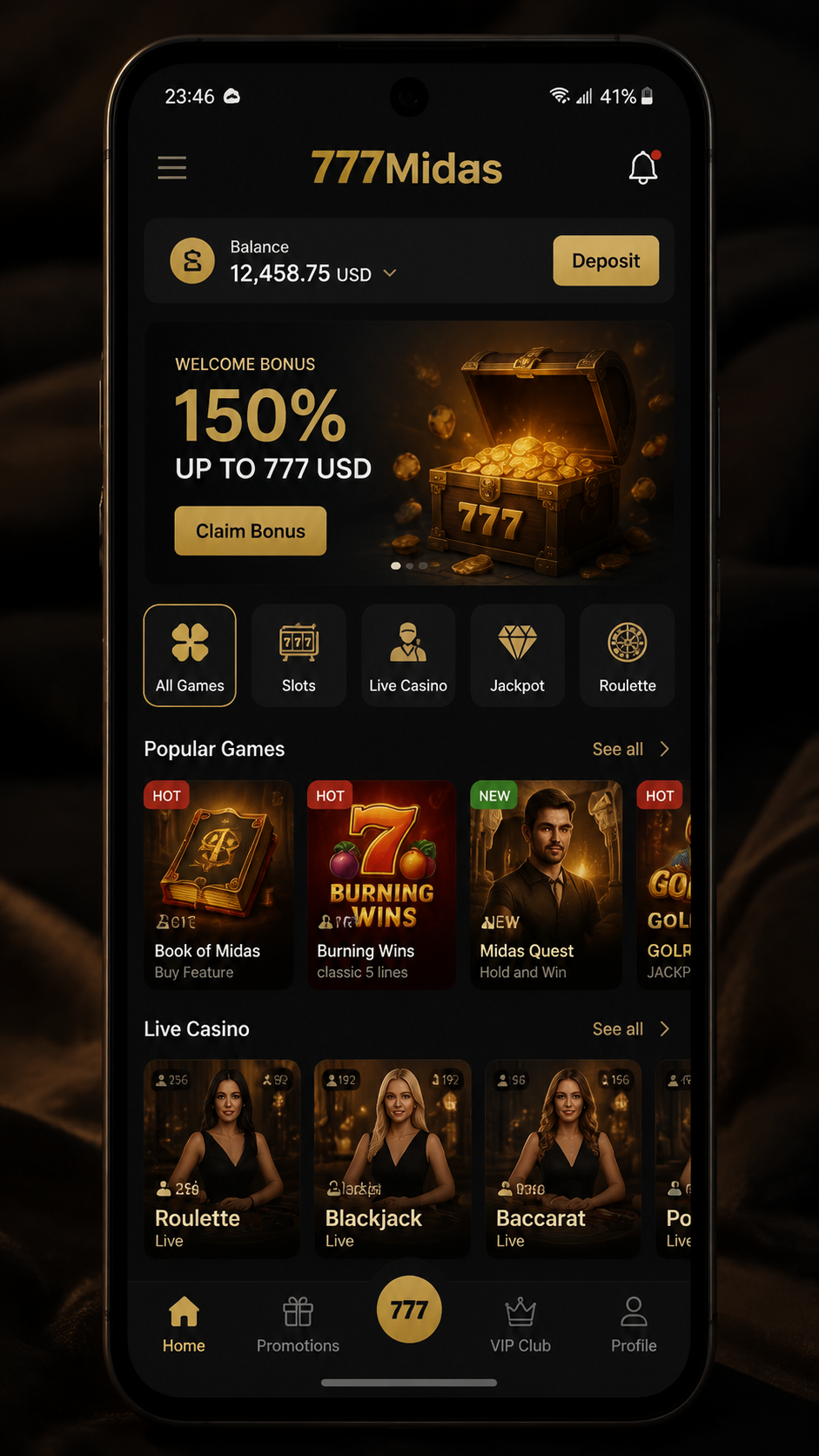 777Midas screenshot