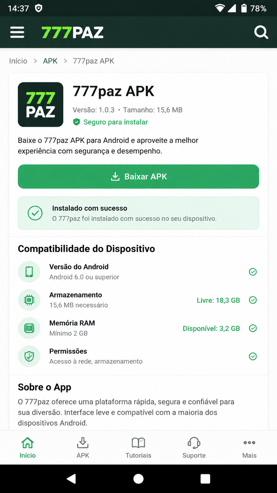 777paz screenshot
