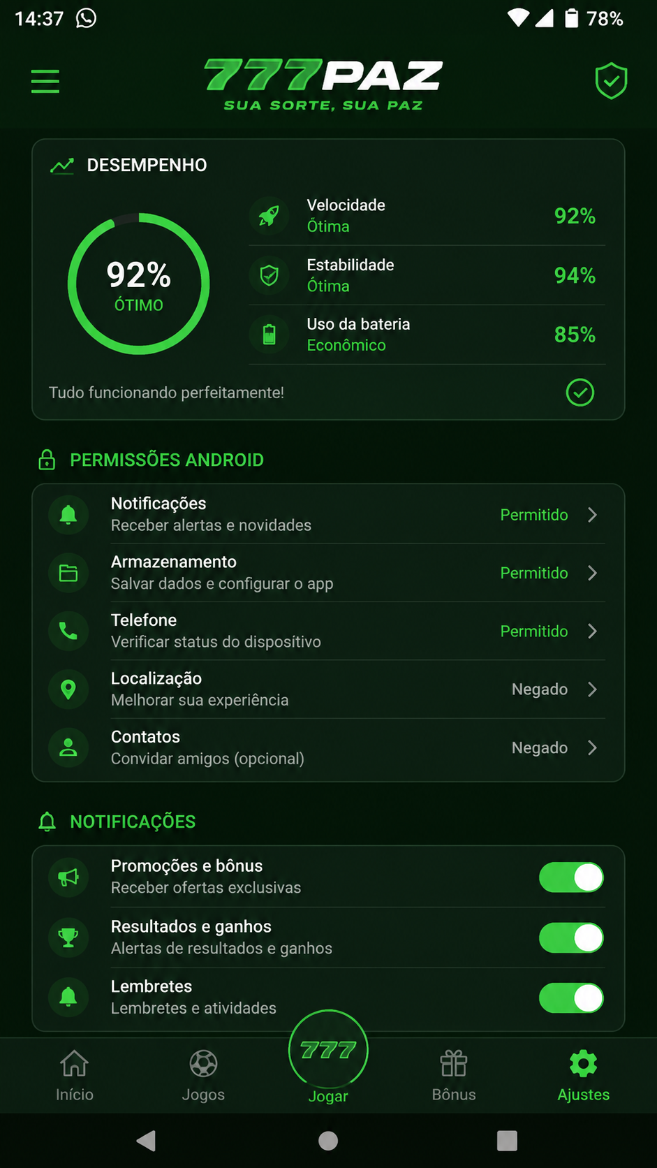 777paz screenshot