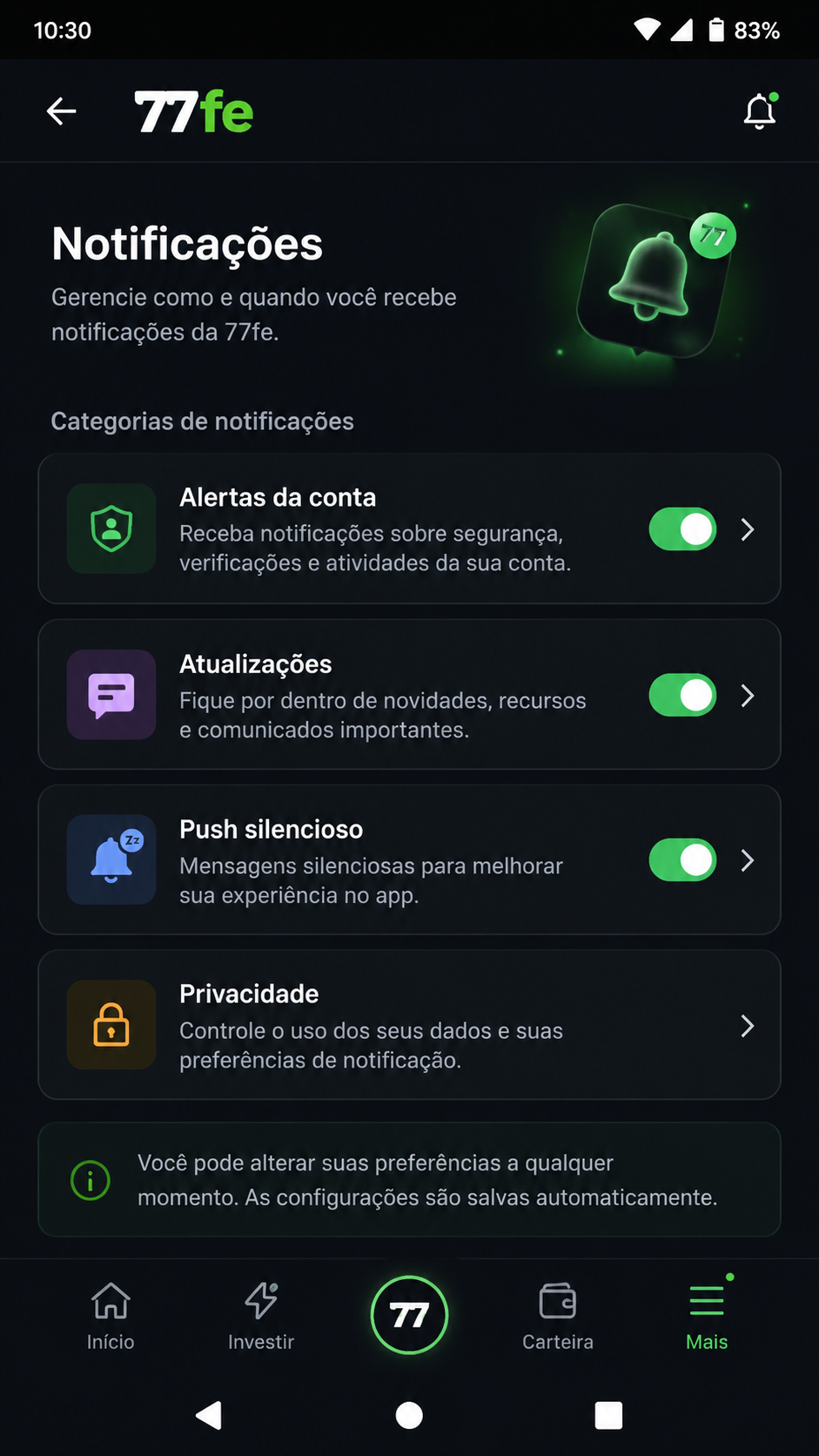 77fe screenshot