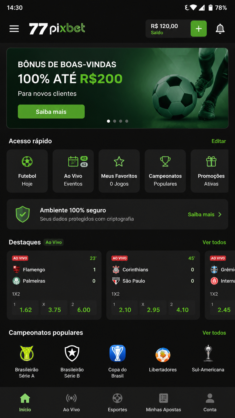 77pixbet screenshot