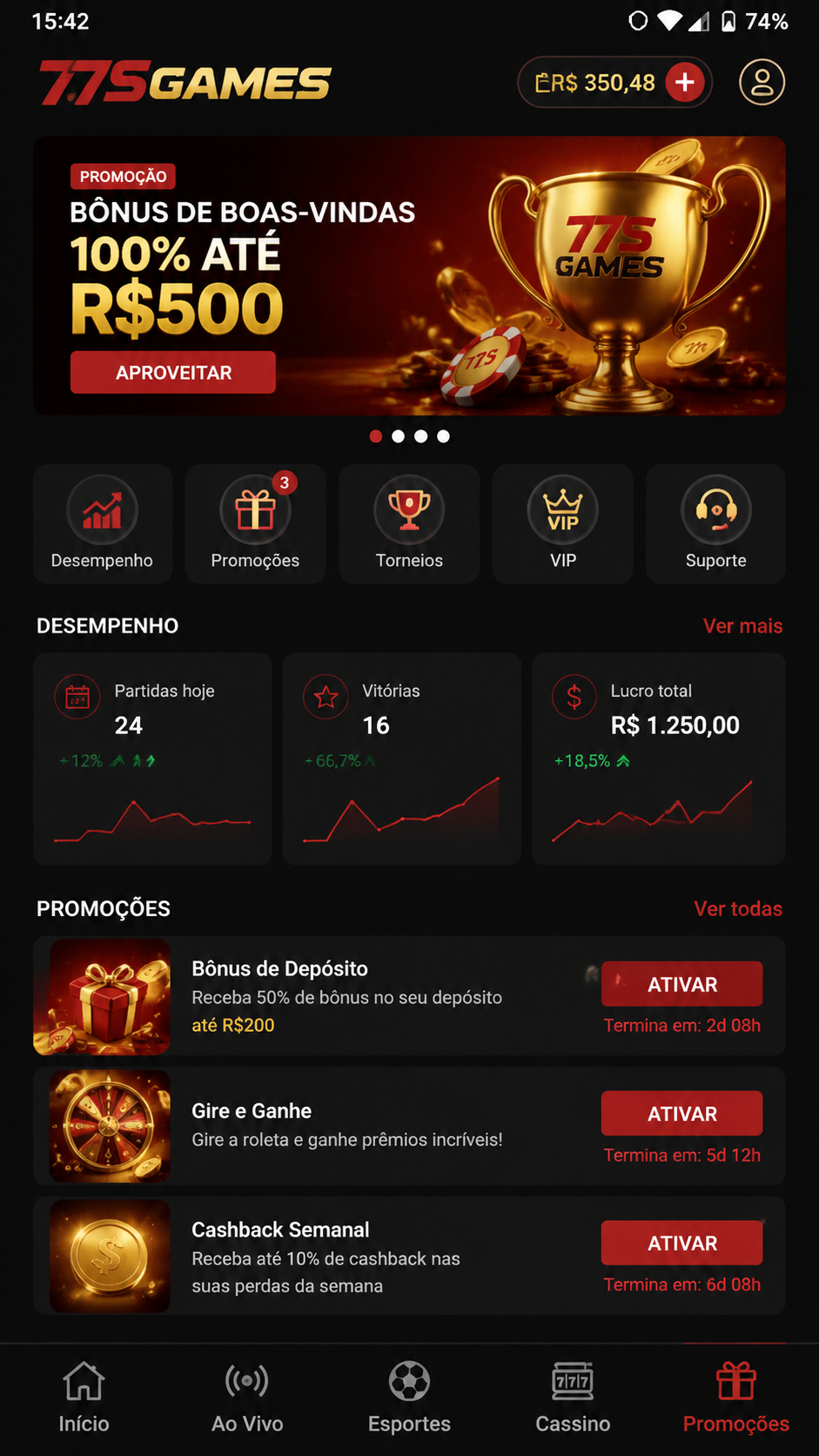 77sgames captura de tela Android