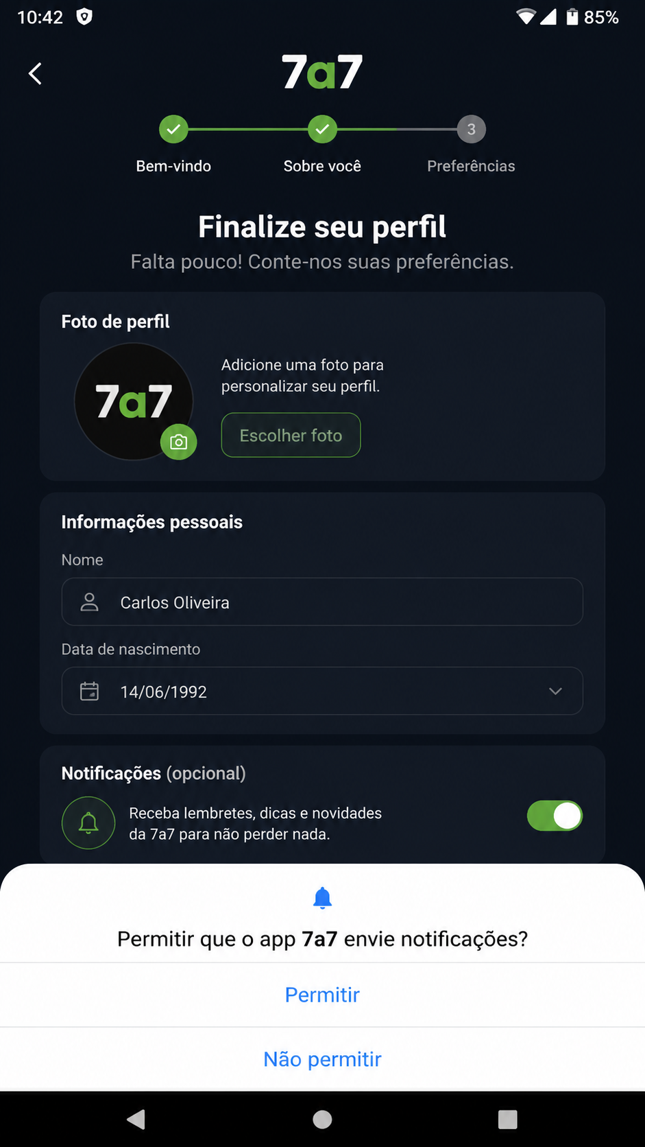7a7 screenshot