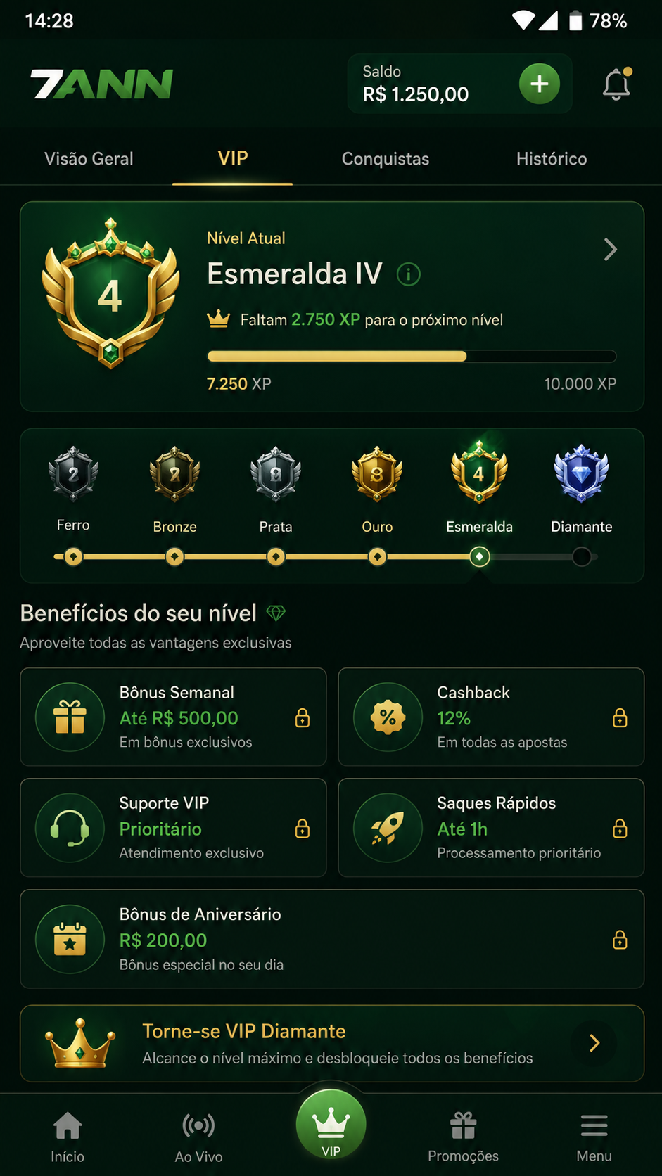 7ann captura de tela Android
