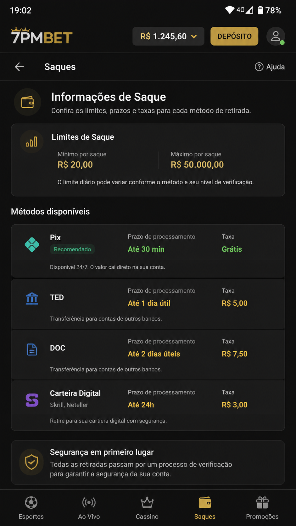 7pmbet screenshot