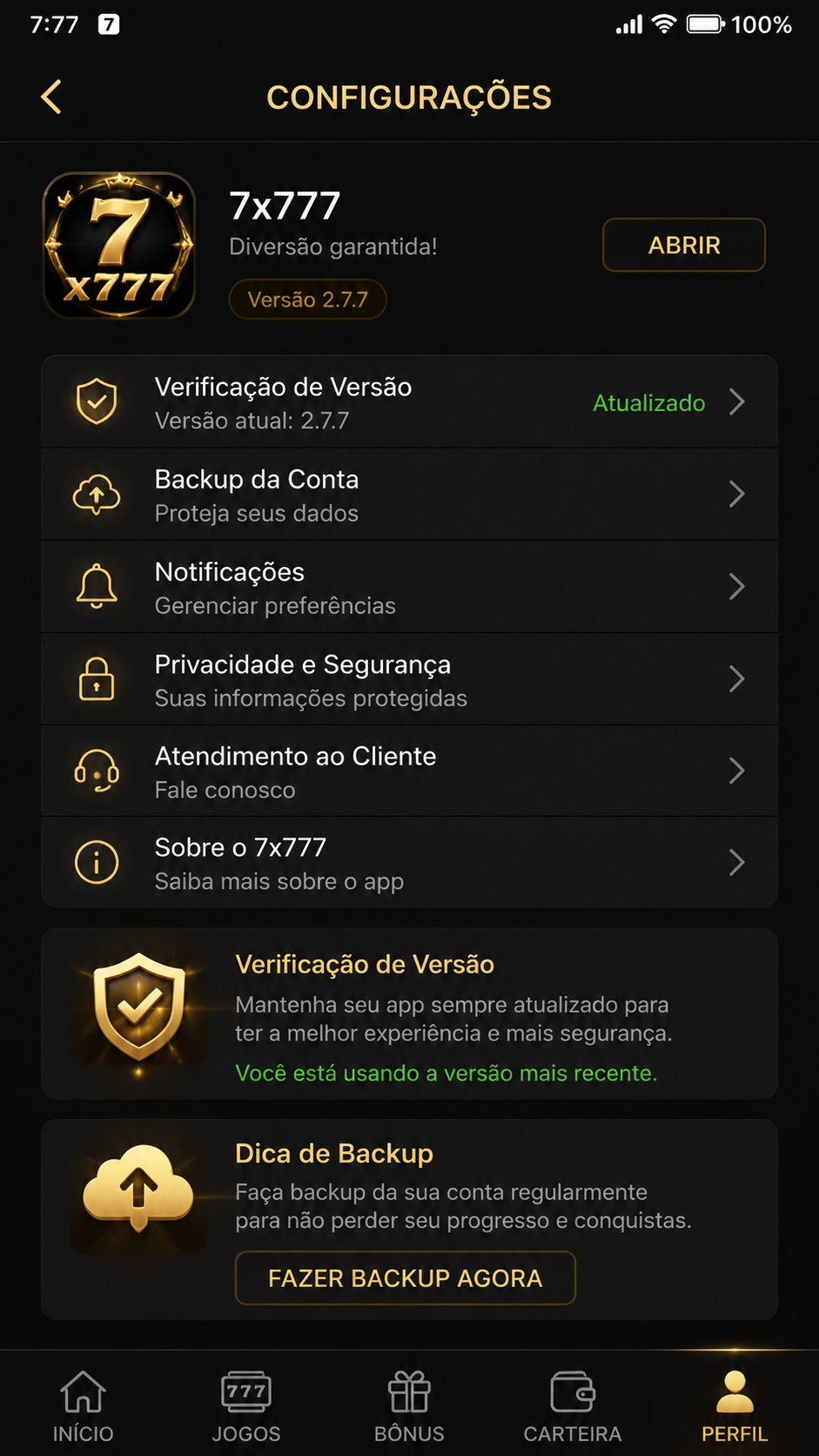 7x777 screenshot