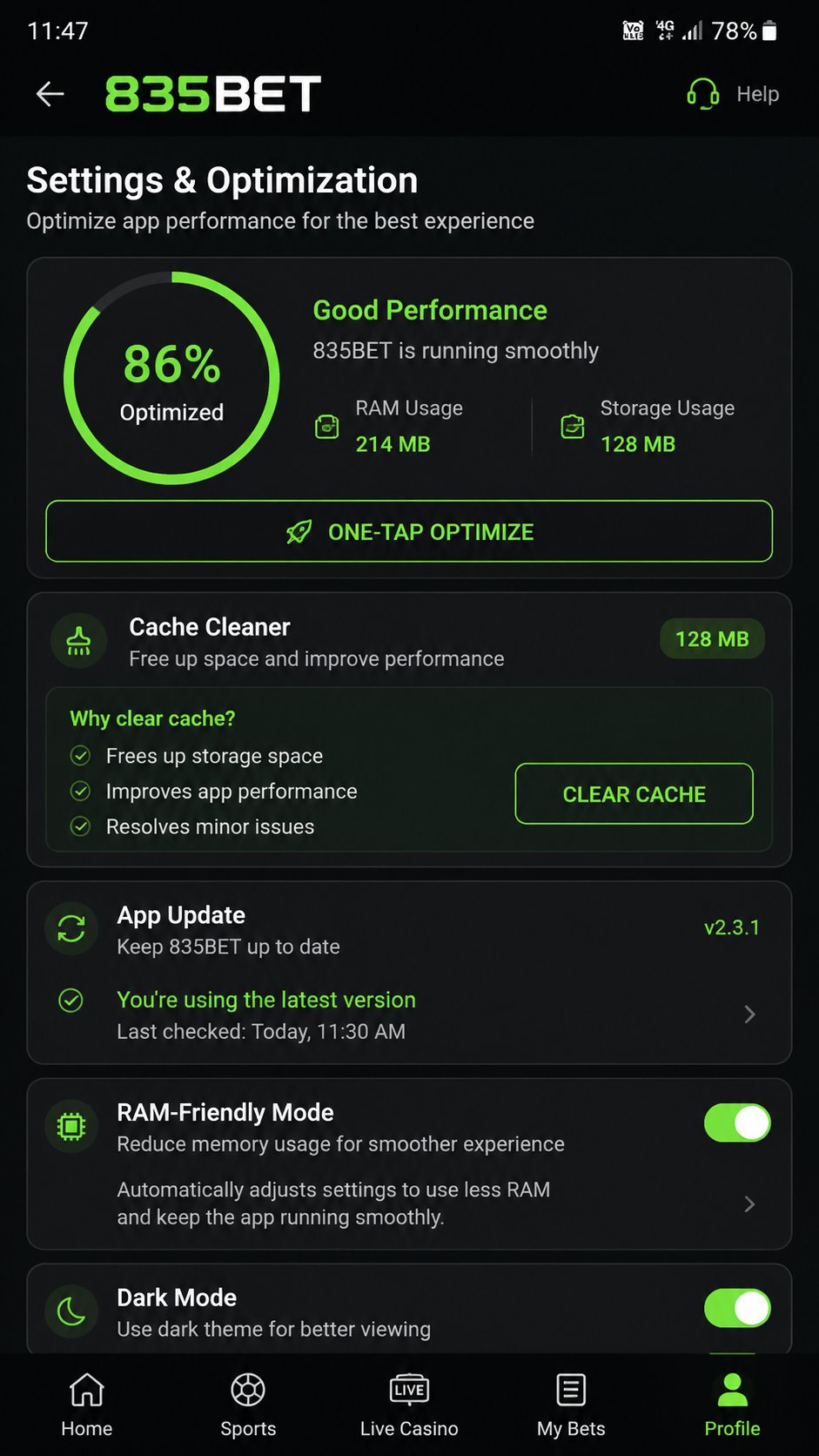 835bet screenshot