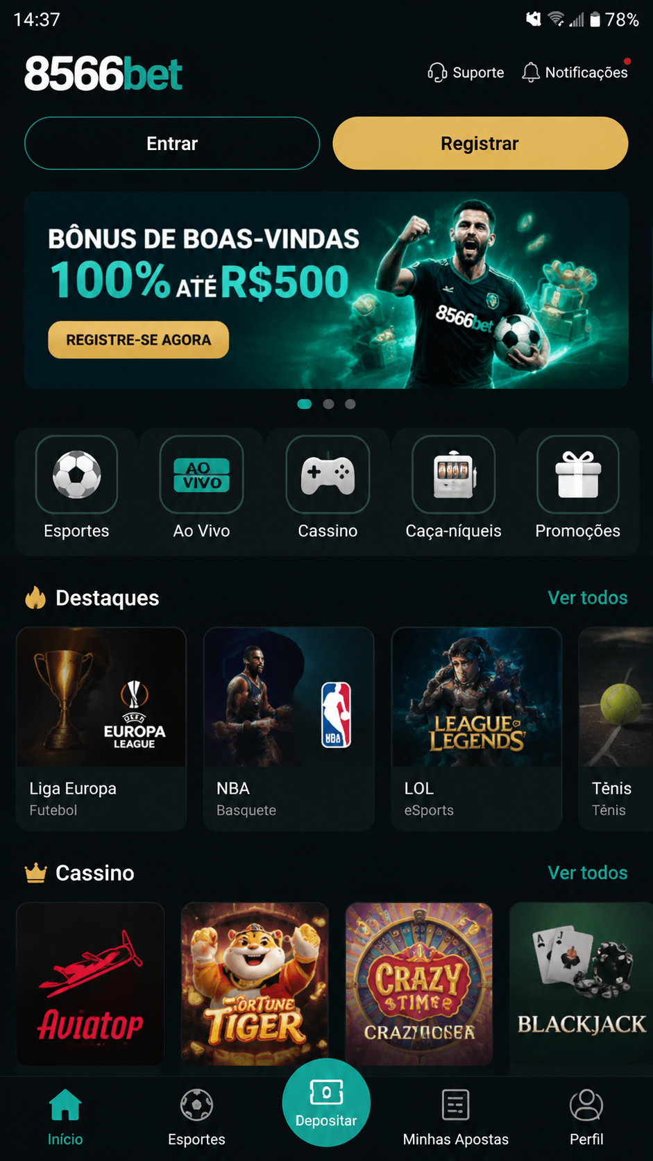 8566bet screenshot