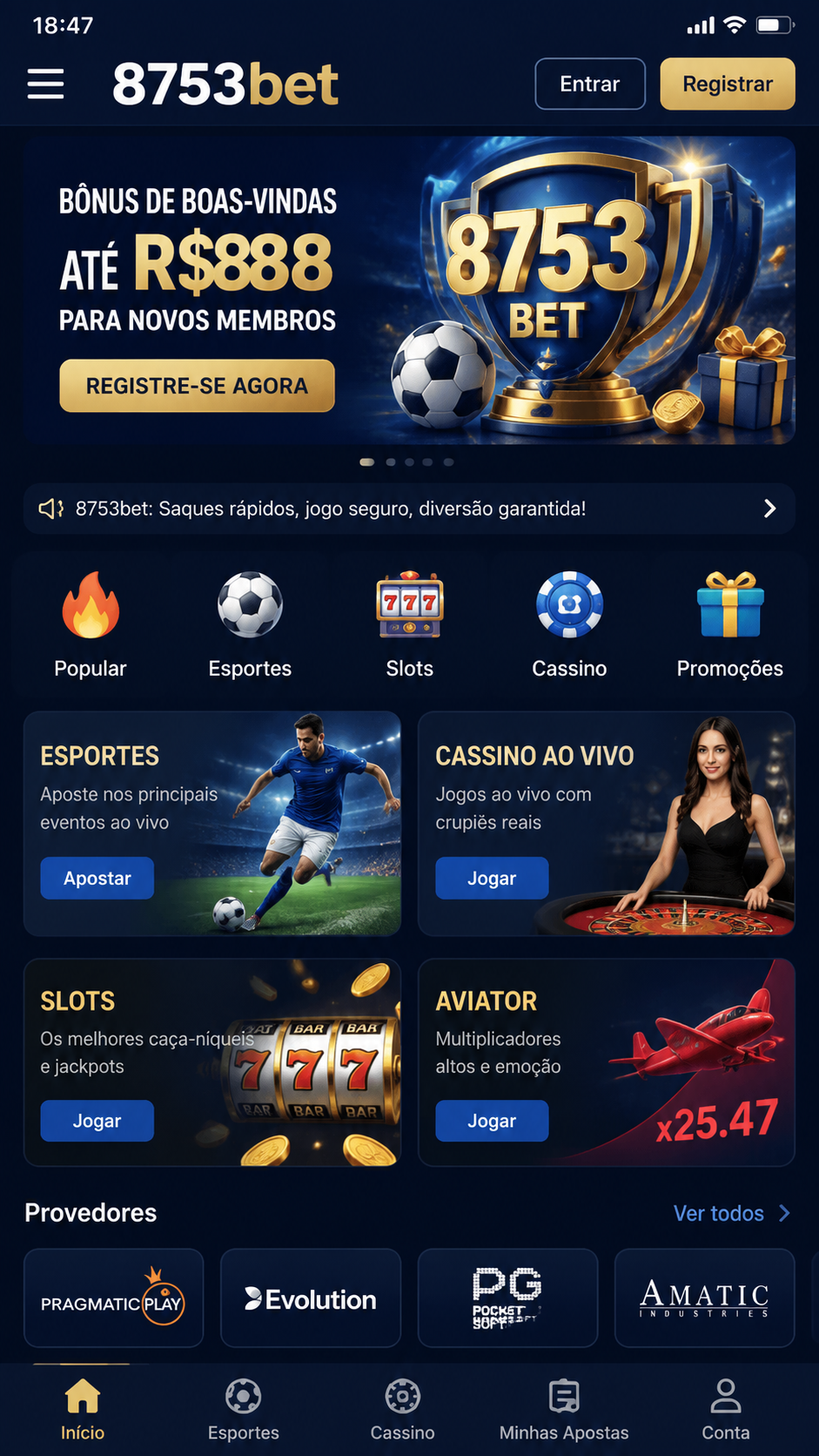 8753bet screenshot