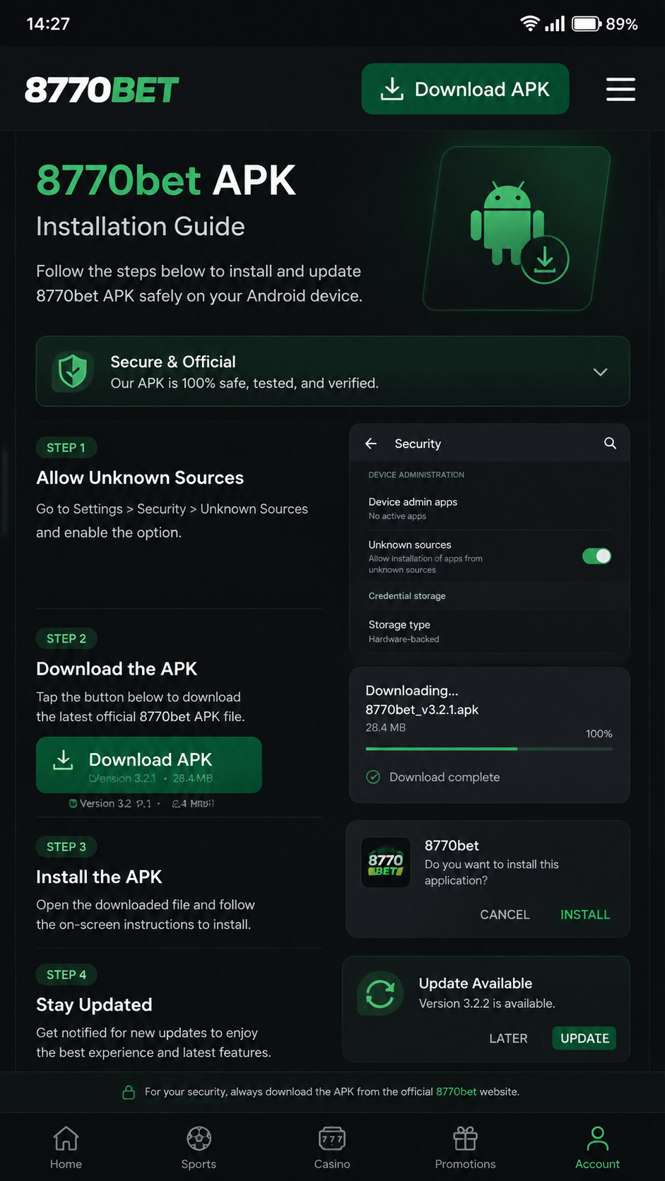 8770bet screenshot