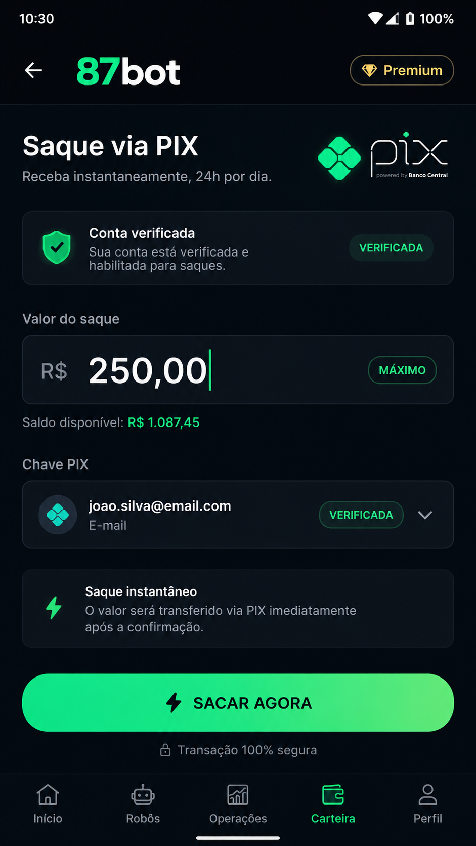 87bot screenshot