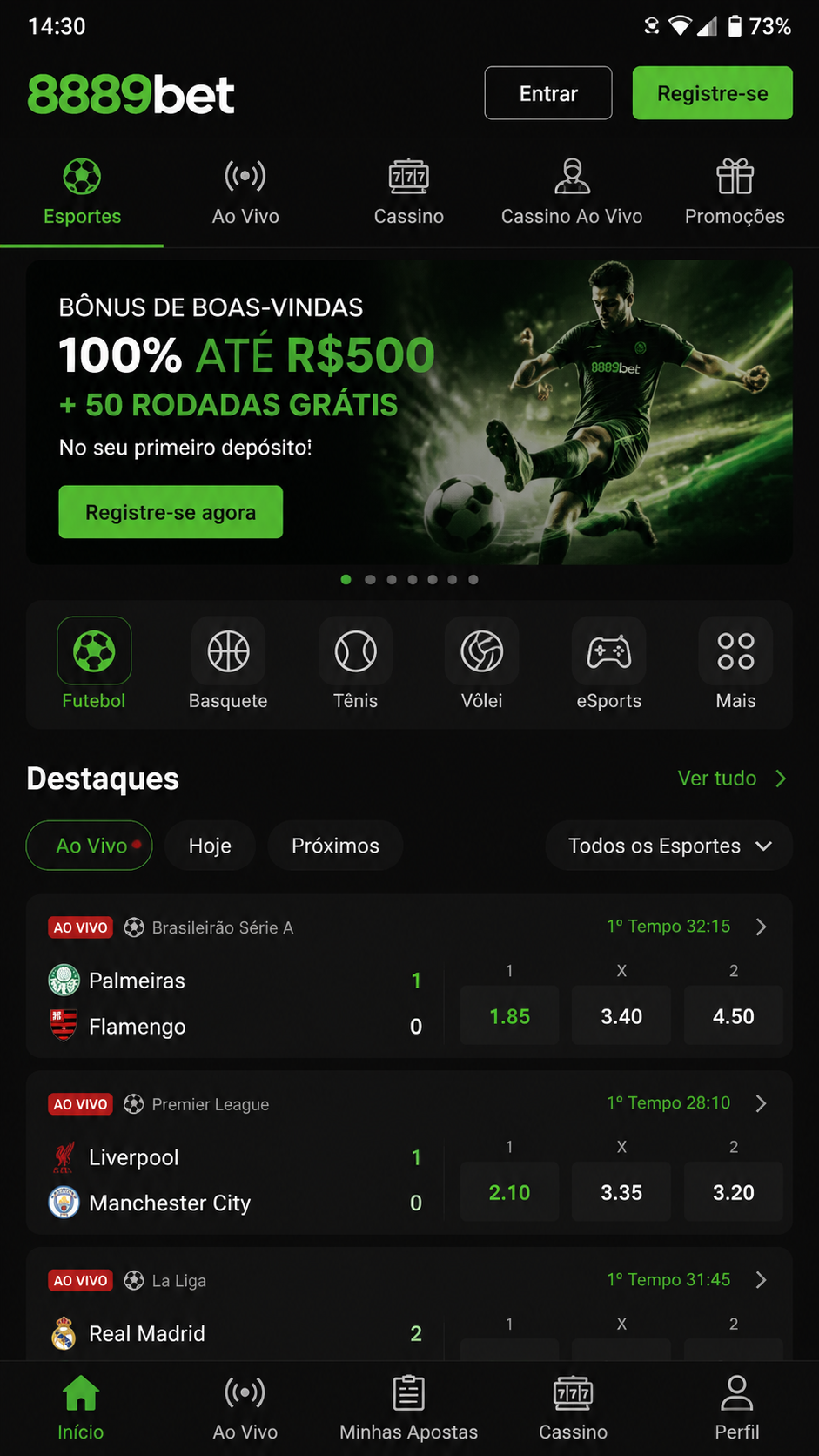 8889bet screenshot