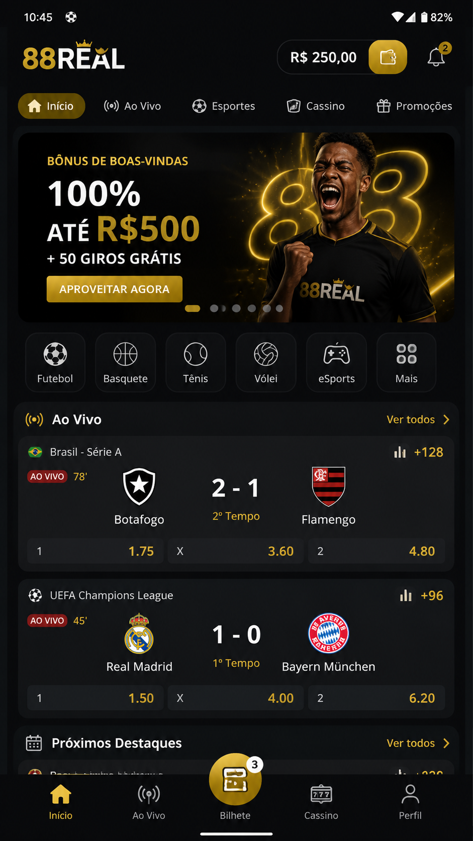88real captura de tela Android