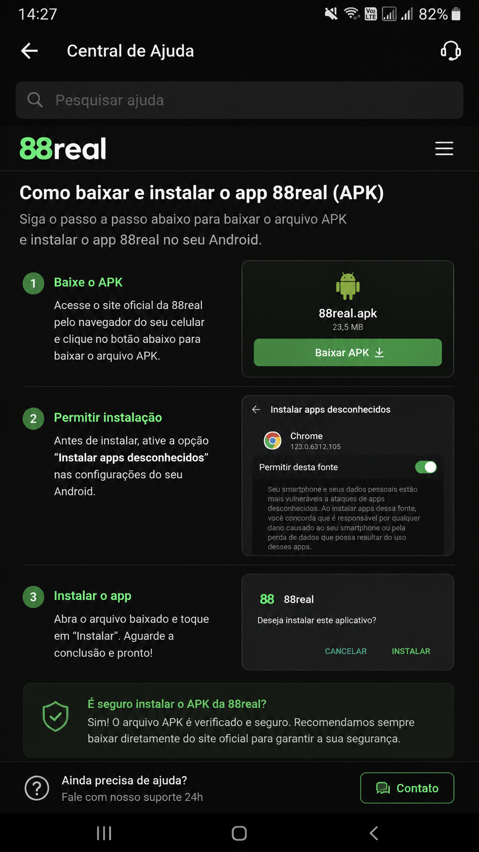 88real captura de tela Android