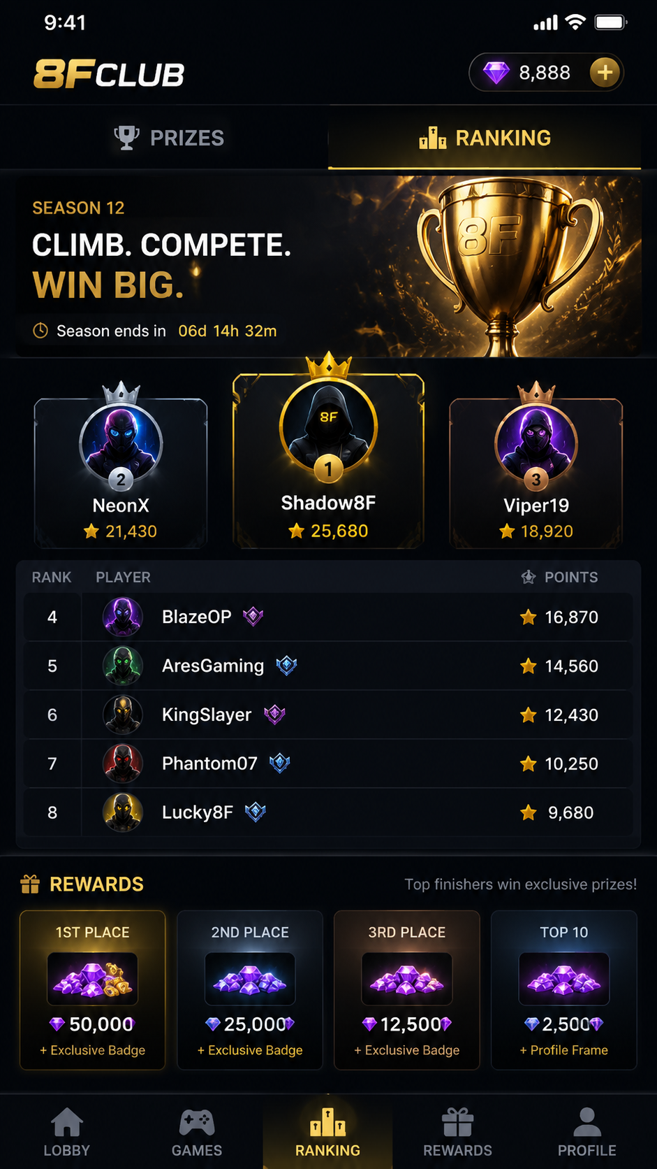 8fclub screenshot