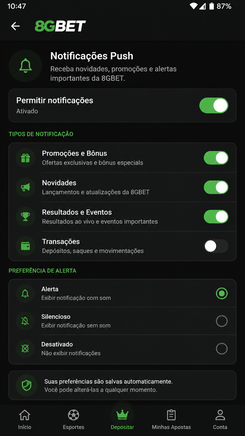 8gbet screenshot
