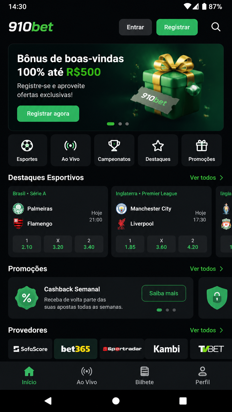 910bet screenshot
