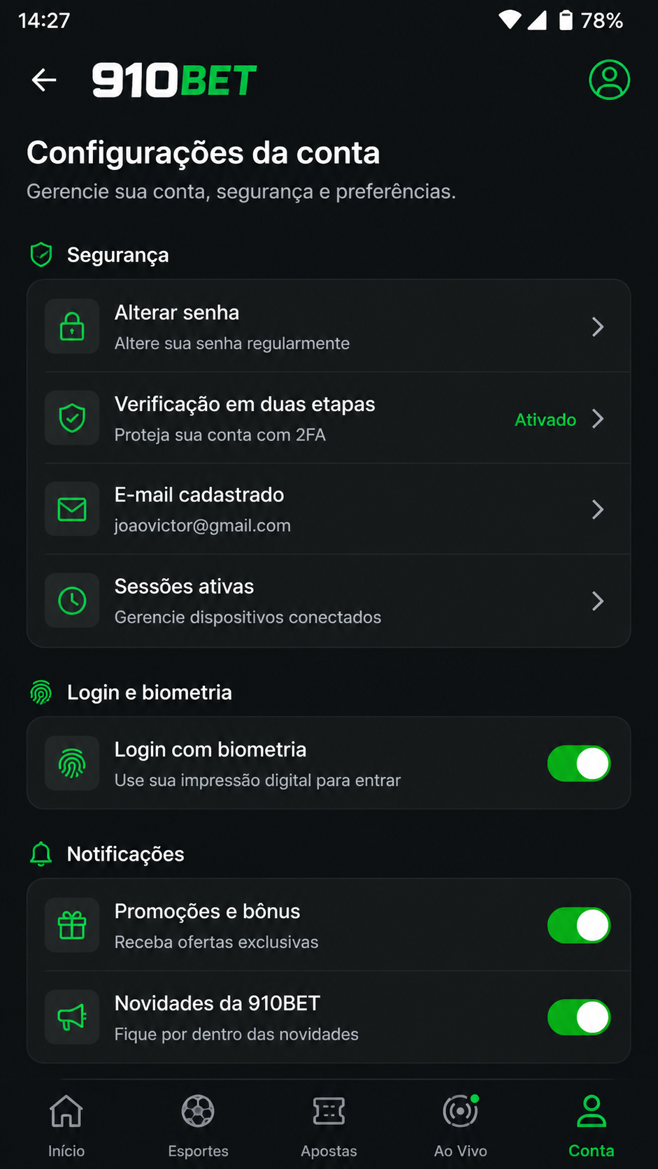 910bet screenshot