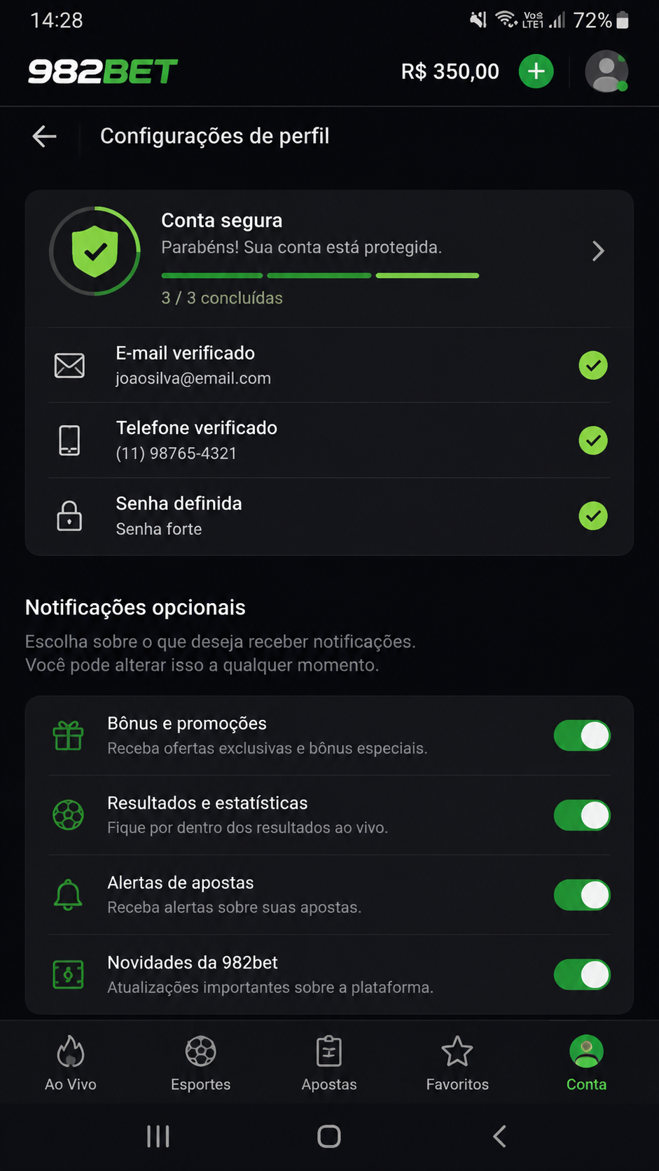 982bet screenshot