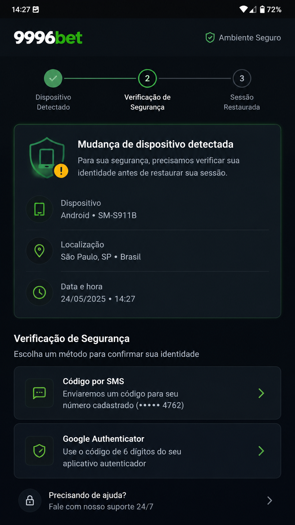 9996bet screenshot