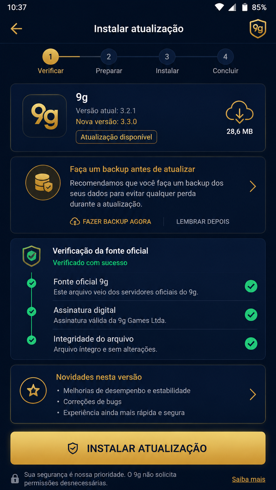 9g screenshot
