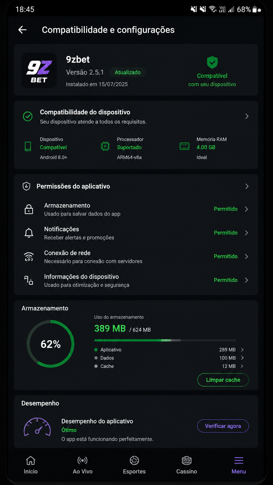 9zbet screenshot