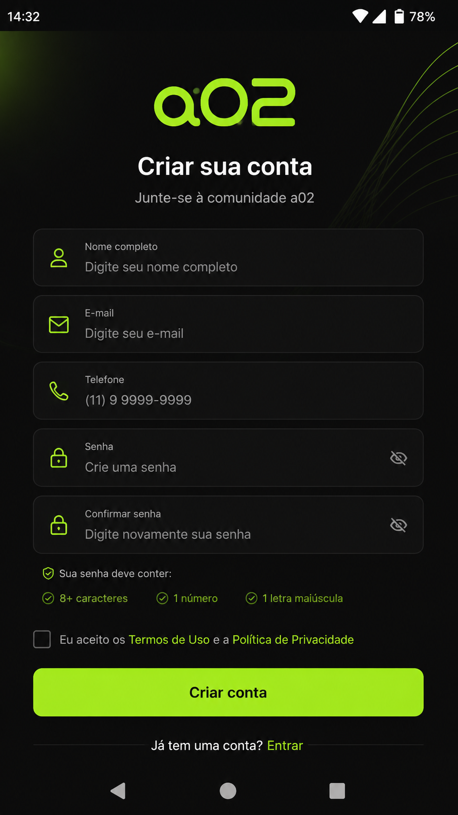 a02 screenshot