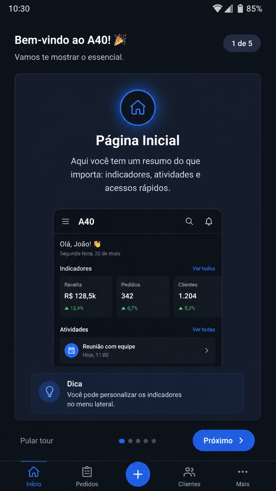 A40 screenshot