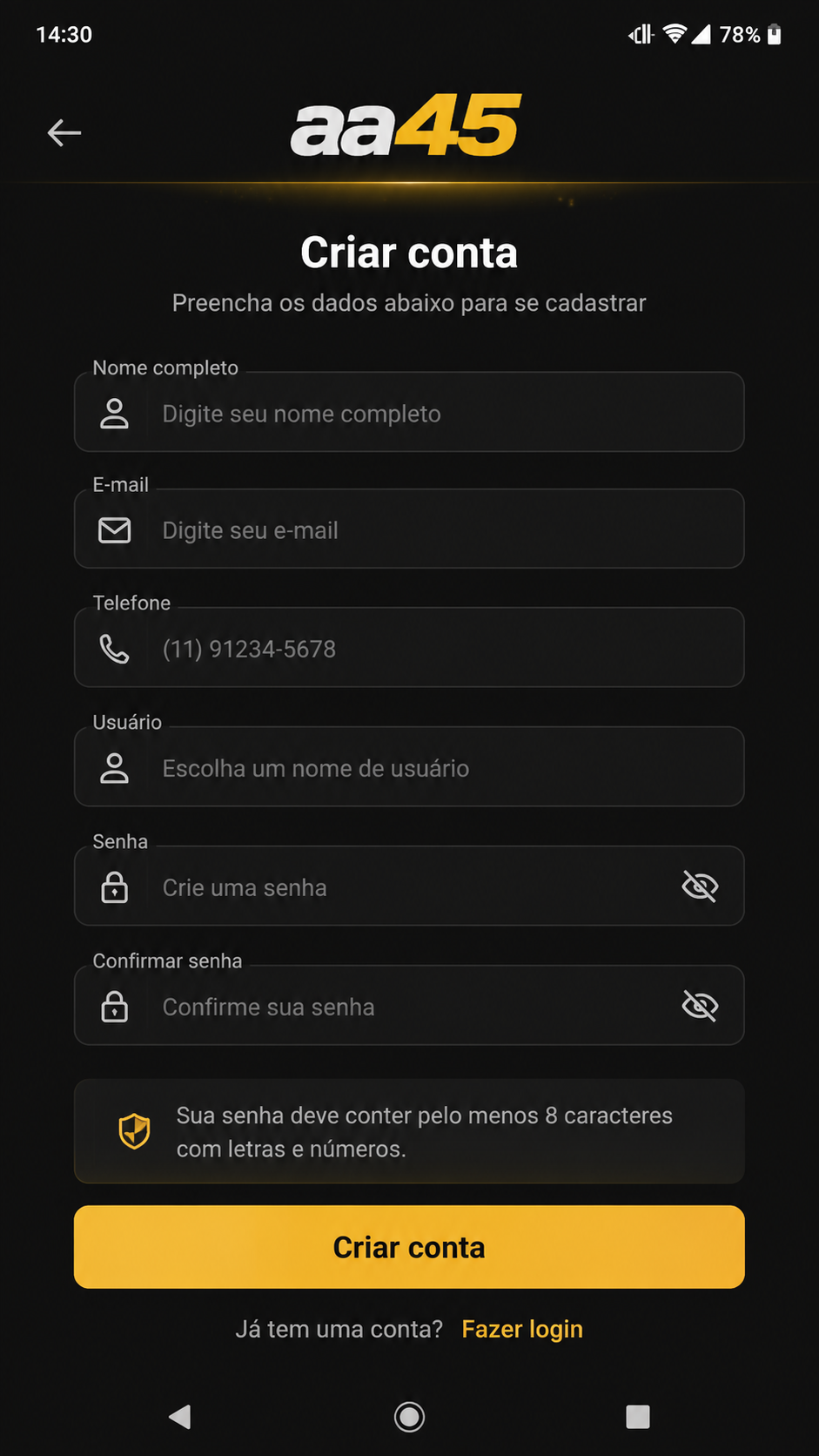 aa45 screenshot