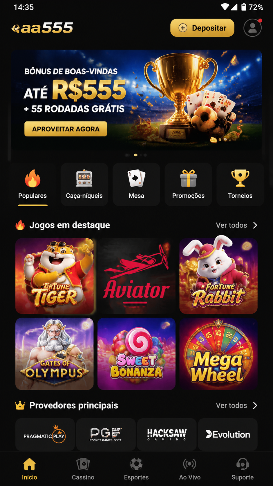 aa555 screenshot