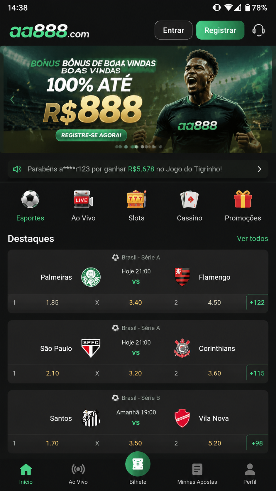 aa888 screenshot