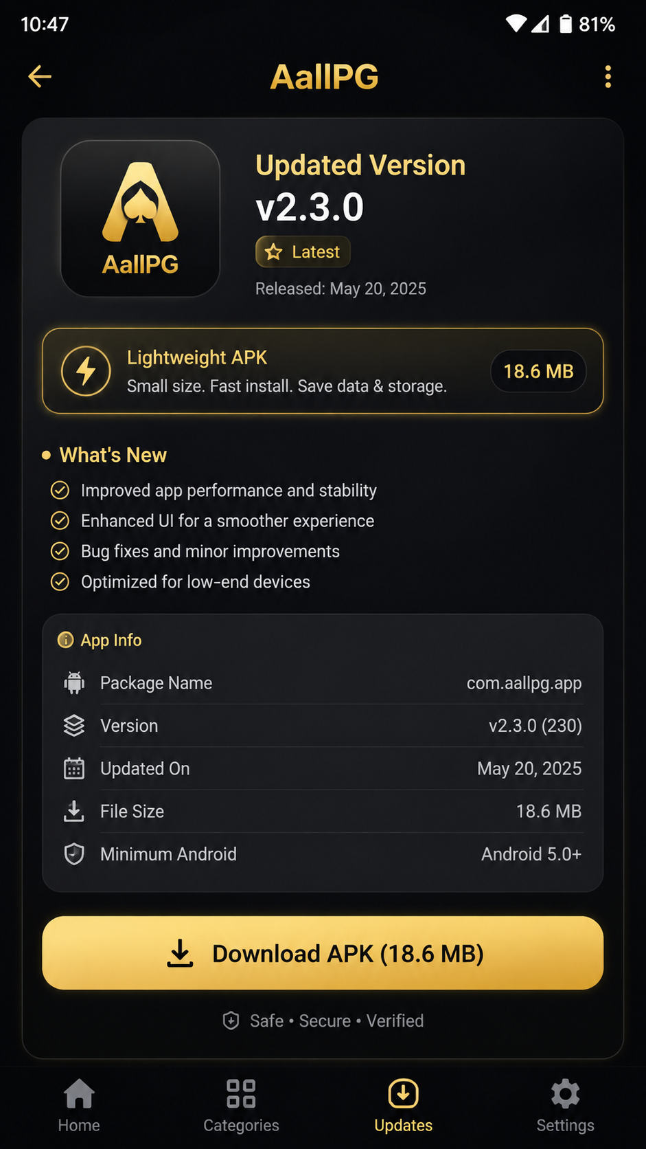 AallPG screenshot