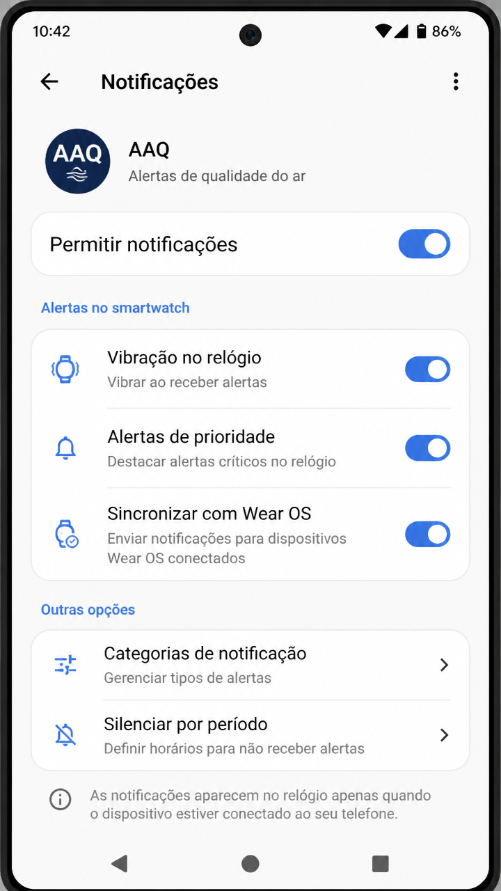 AAQ screenshot