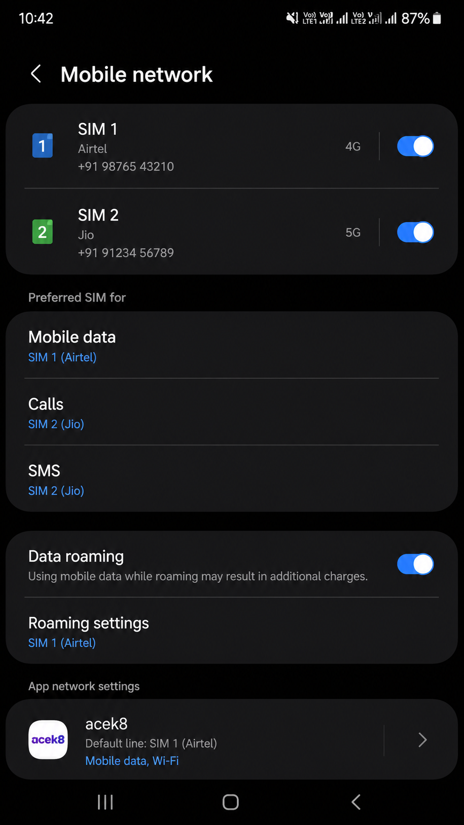 acek8 screenshot