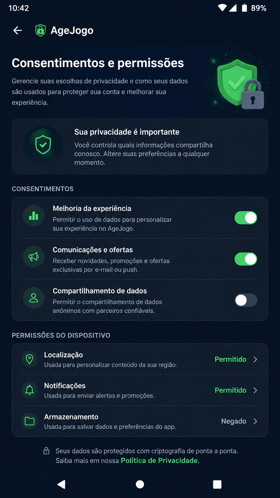 AgeJogo screenshot