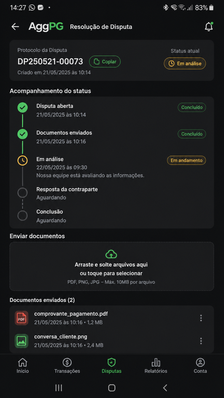 AggPG screenshot