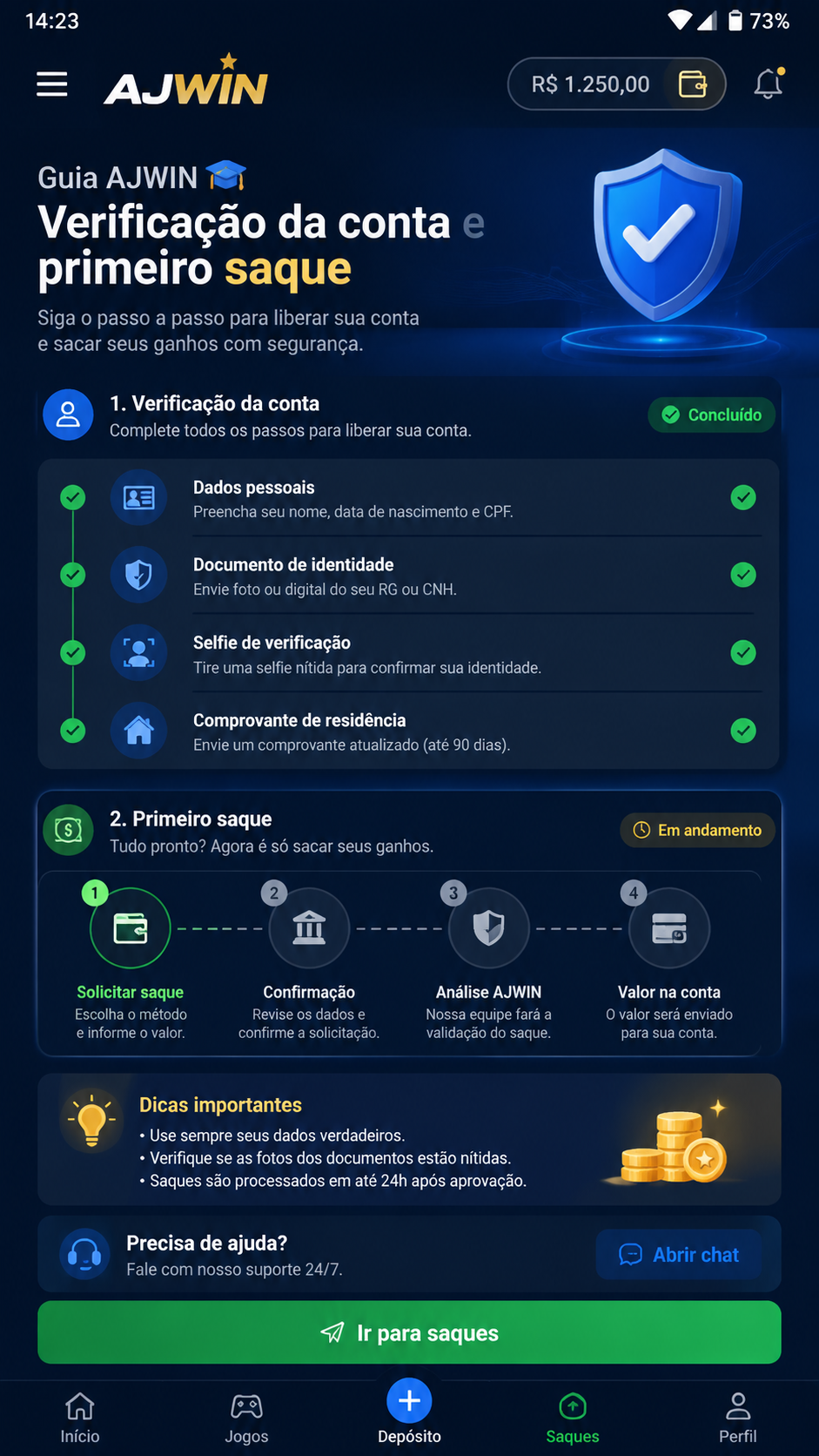 ajwin screenshot