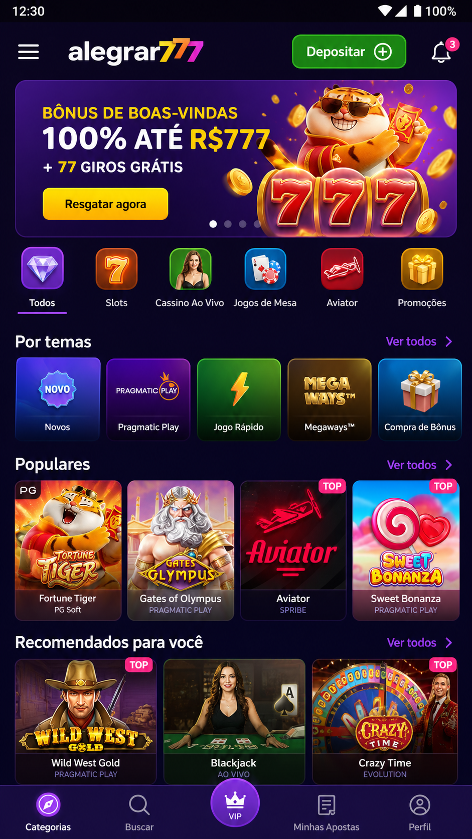 alegrar777 screenshot