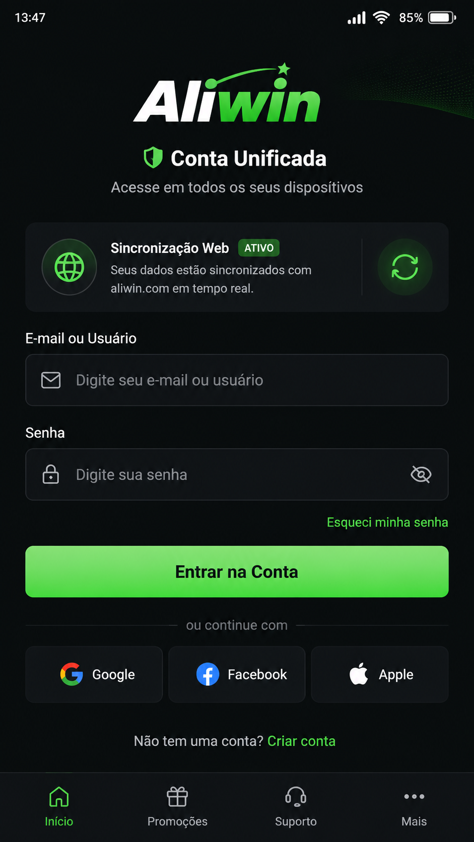 aliwin screenshot
